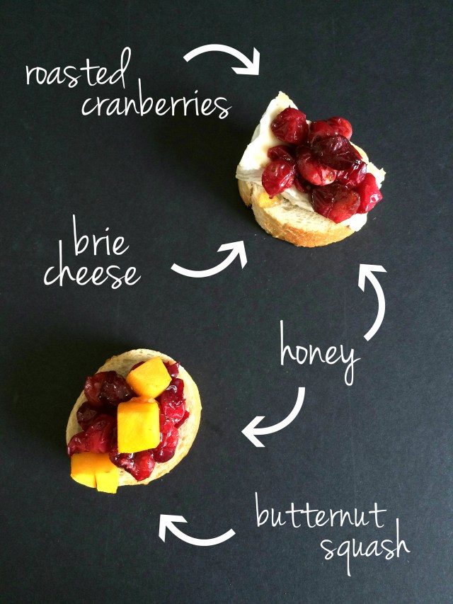 Easy Cranberry Crostini from The Ruby Kitchen