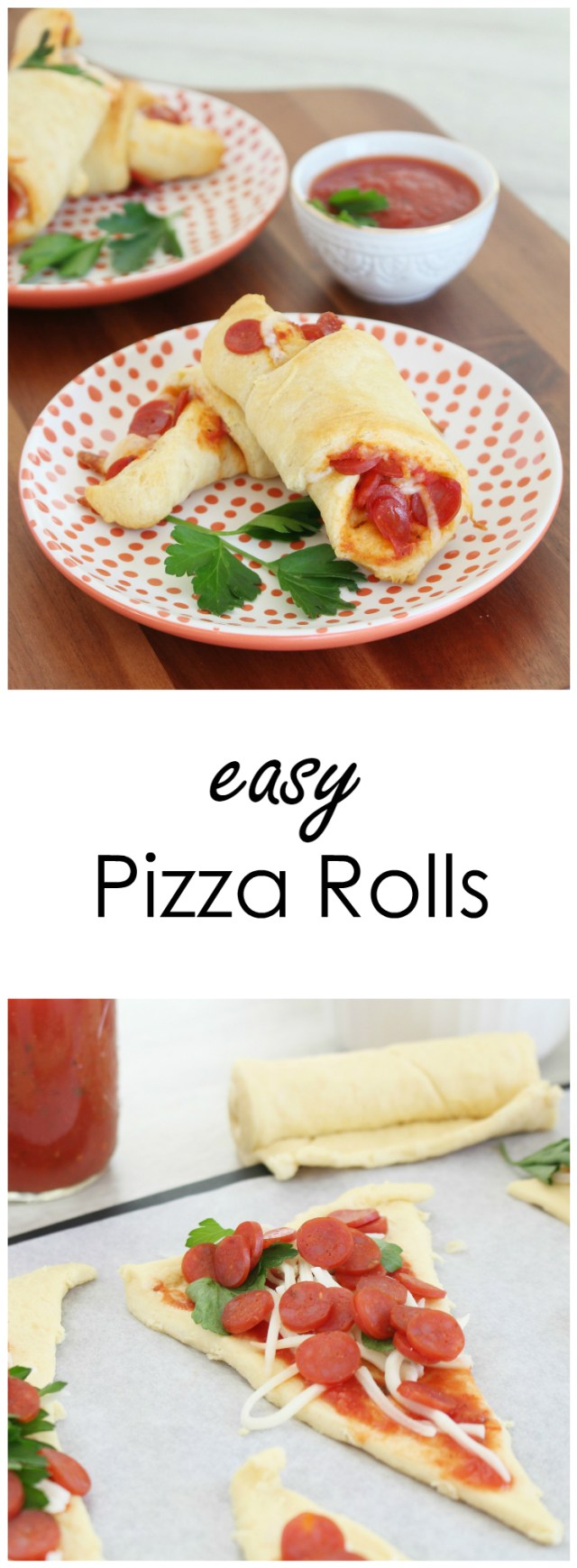Quick & Easy Pizza Rolls from The Ruby Kitchen