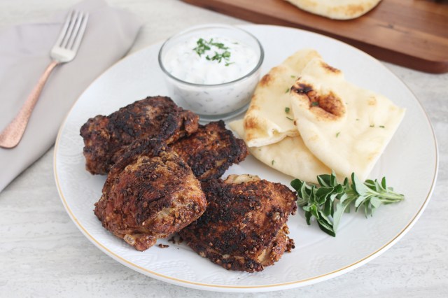 Moroccan Chicken with Yogurt Sauce from The Ruby Kitchen