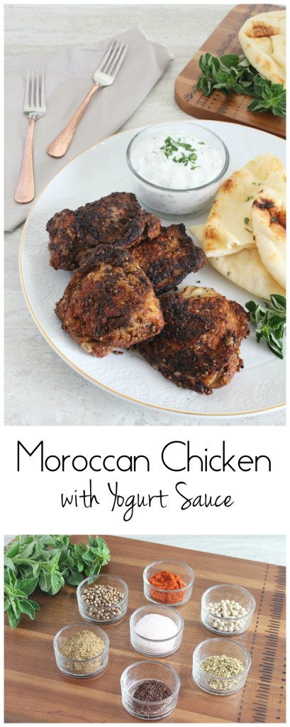 Moroccan Chicken with Yogurt Sauce from The Ruby Kitchen