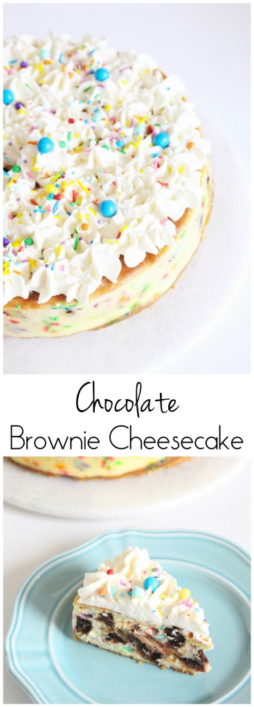 Chocolate Brownie Cheesecake from The Ruby Kitchen