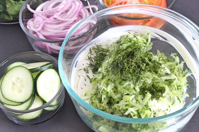 Greek Burgers from The Ruby Kitchen