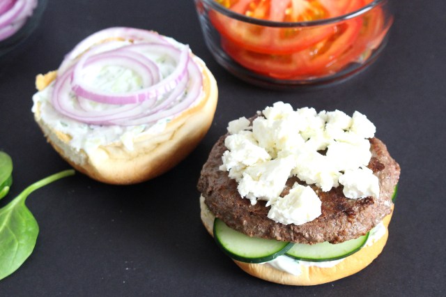 Greek Burgers from The Ruby Kitchen