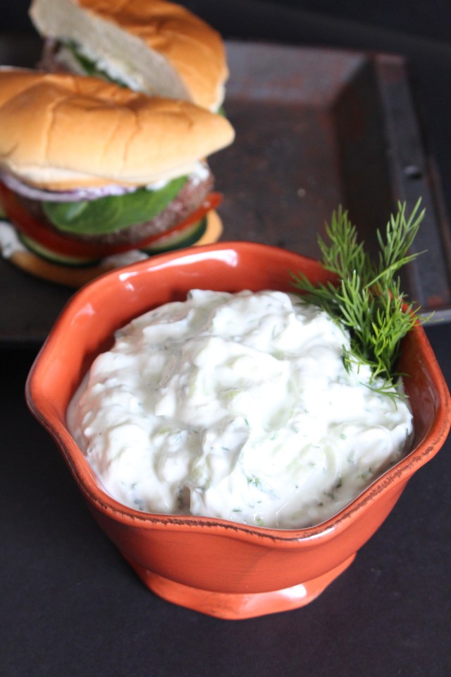 Greek Burgers from The Ruby Kitchen
