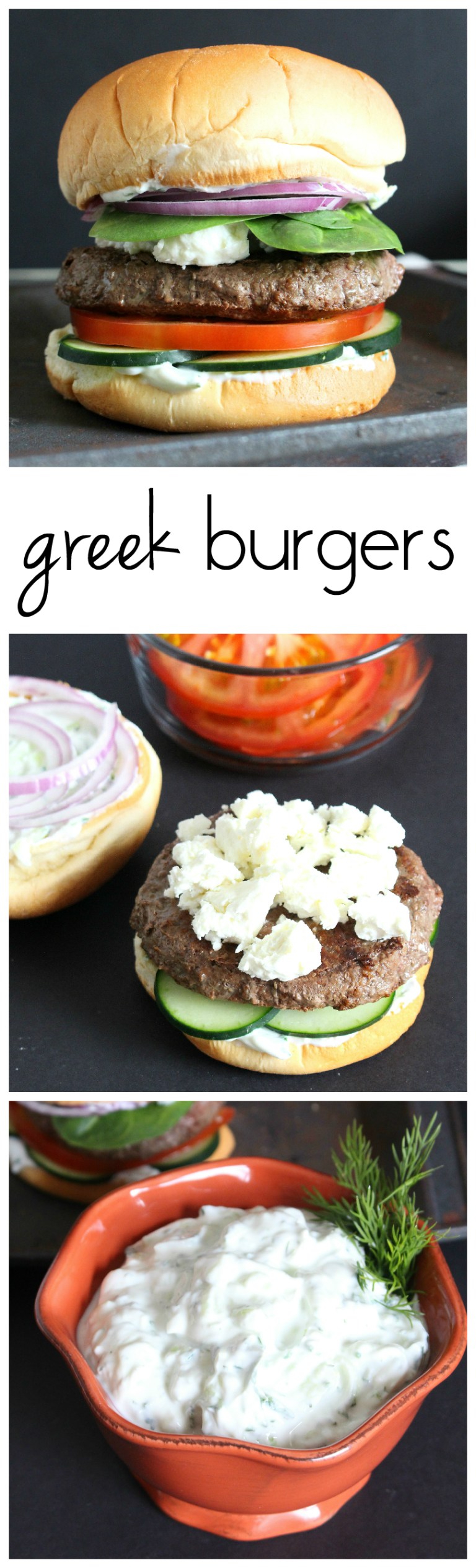 Greek Burgers | The Ruby Kitchen