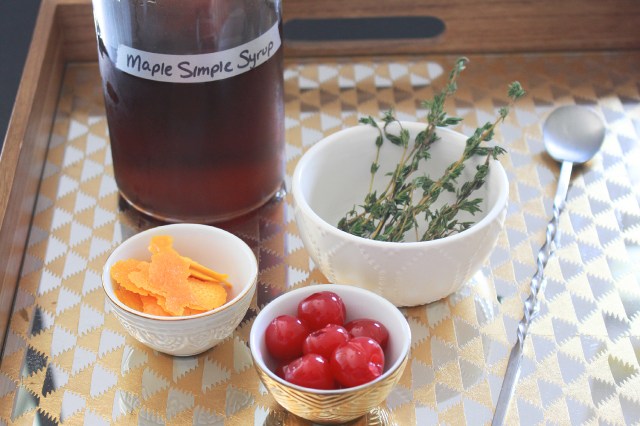 Ruby Old Fashioned from The Ruby Kitchen - a modern twist on a classic cocktail