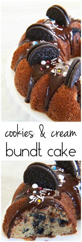 Cookies & Cream Bundt Cake from The Ruby Kitchen