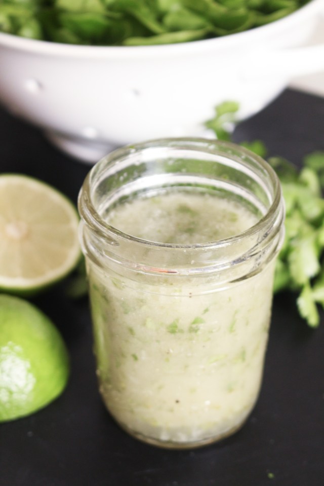 Fajita Salad with Cilantro-Lime Vinaigrette from The Ruby Kitchen 