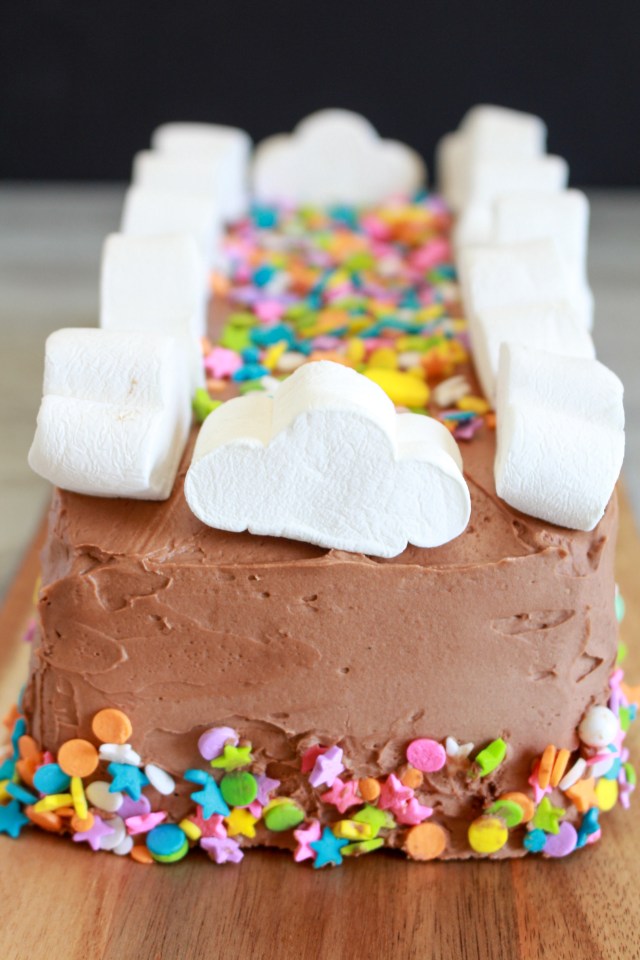 Black & White Sponge Cake from The Ruby Kitchen