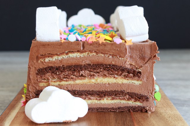 Black & White Sponge Cake from The Ruby Kitchen