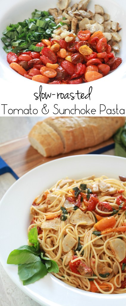 Slow-Roasted Tomato & Sunchoke Pasta from The Ruby Kitchen