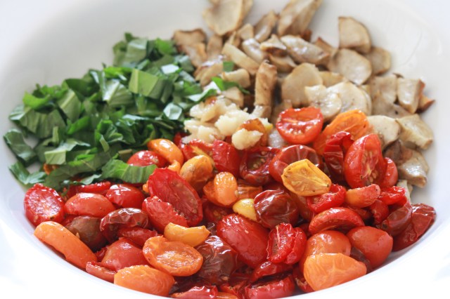 Slow Roasted Tomato & Sunchoke Pasta from The Ruby Kitchen