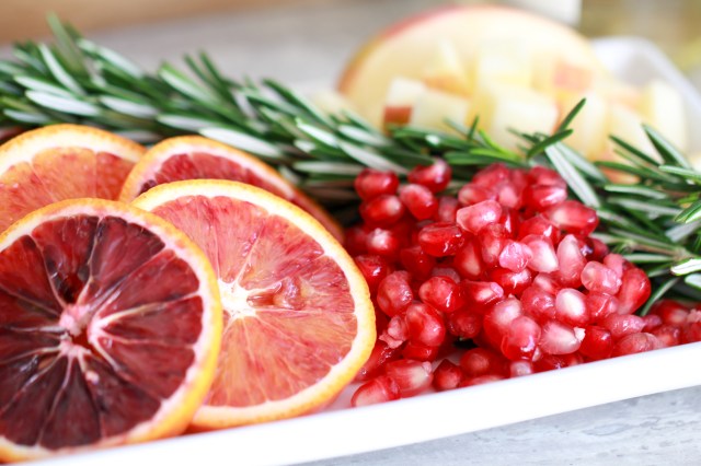 Blood Orange & Pomegranate Sangria from The Ruby Kitchen