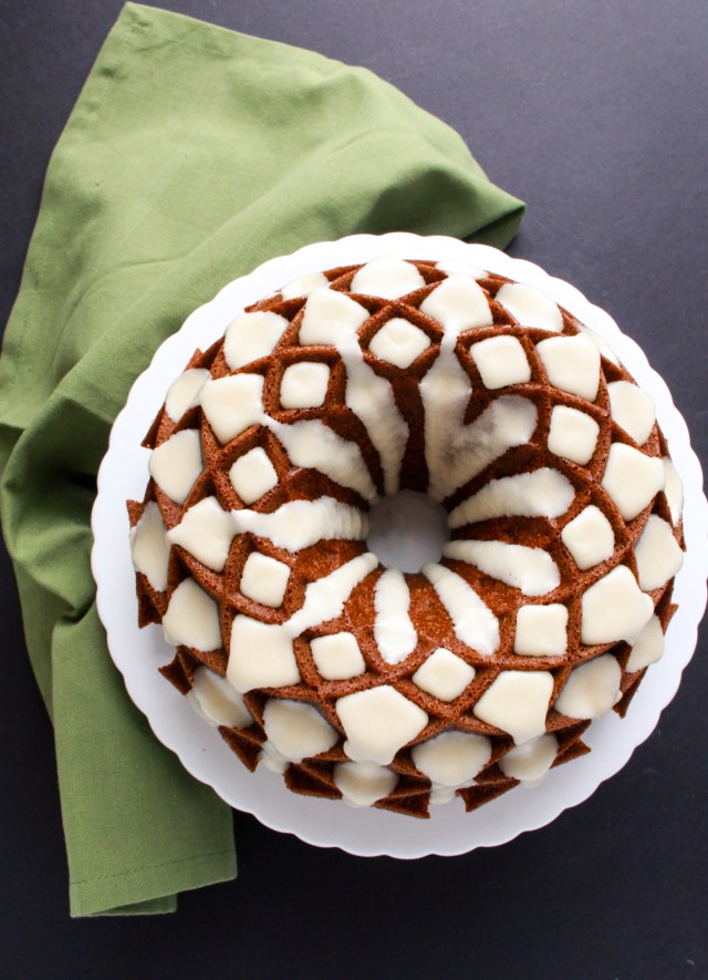 Gingerbread Cake with Maple Glaze from The Ruby Kitchen