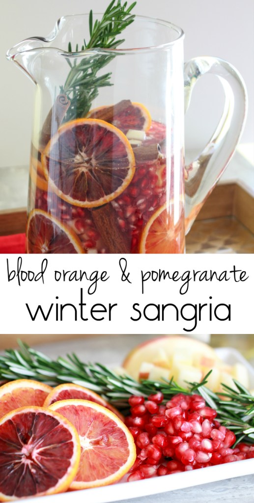 Blood Orange & Pomegranate Sangria 