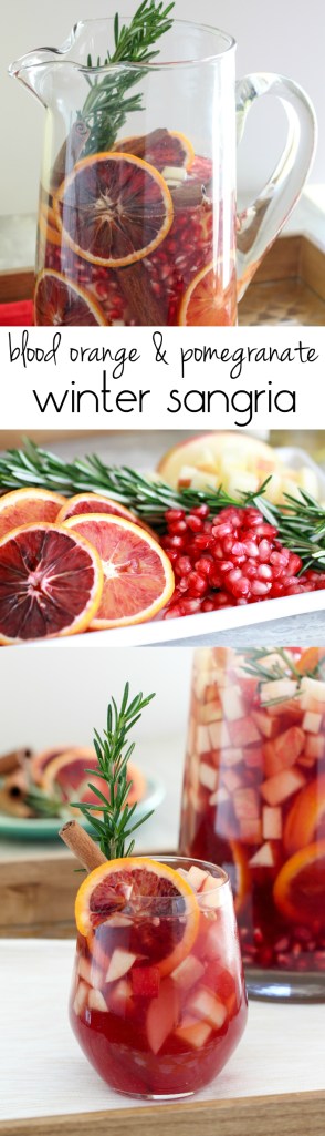 Blood Orange & Pomegranate Sangria 