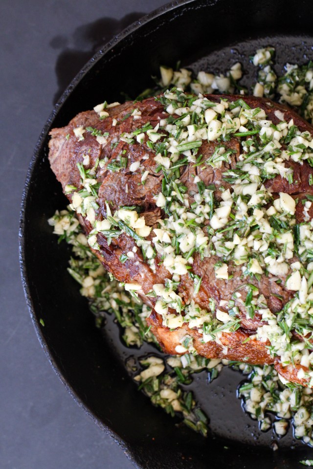 Rosemary & Garlic Ribeye Roast from The Ruby Kitchen