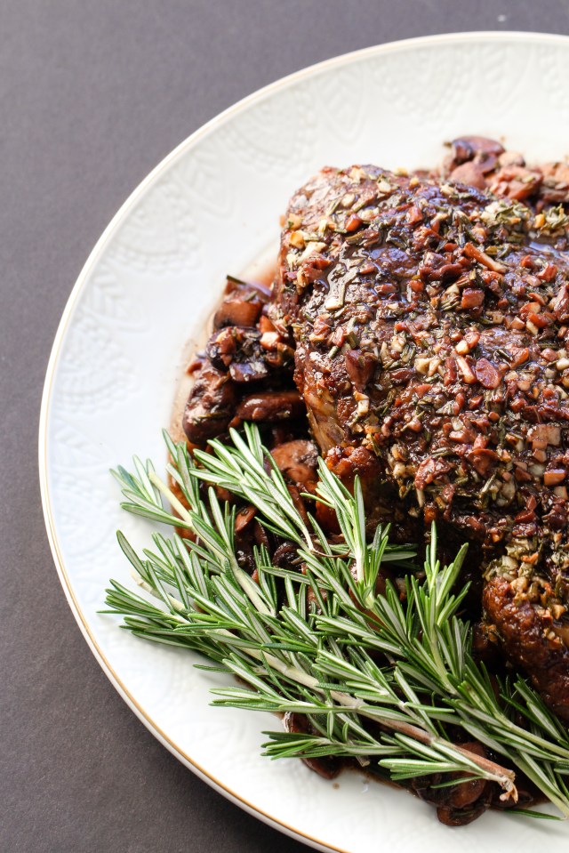 Rosemary & Garlic Ribeye Roast from The Ruby Kitchen