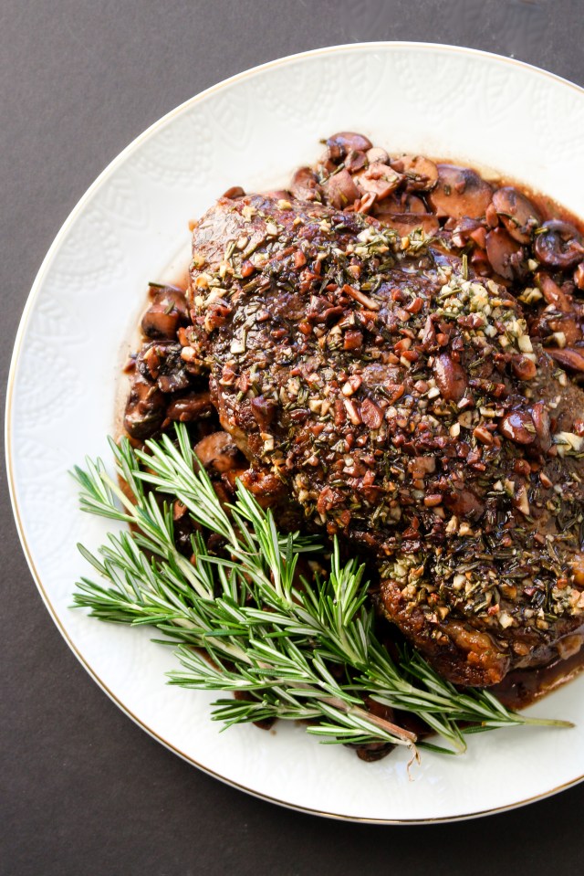 Rosemary & Garlic Ribeye Roast from The Ruby Kitchen