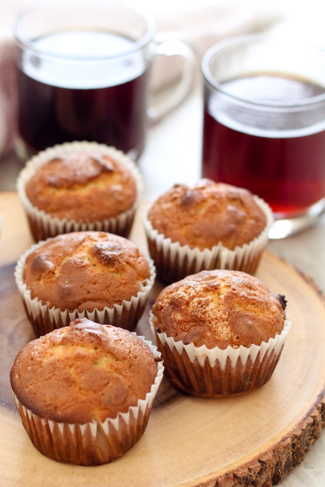 Pecan Sour Cream Muffins from The Ruby Kitchen